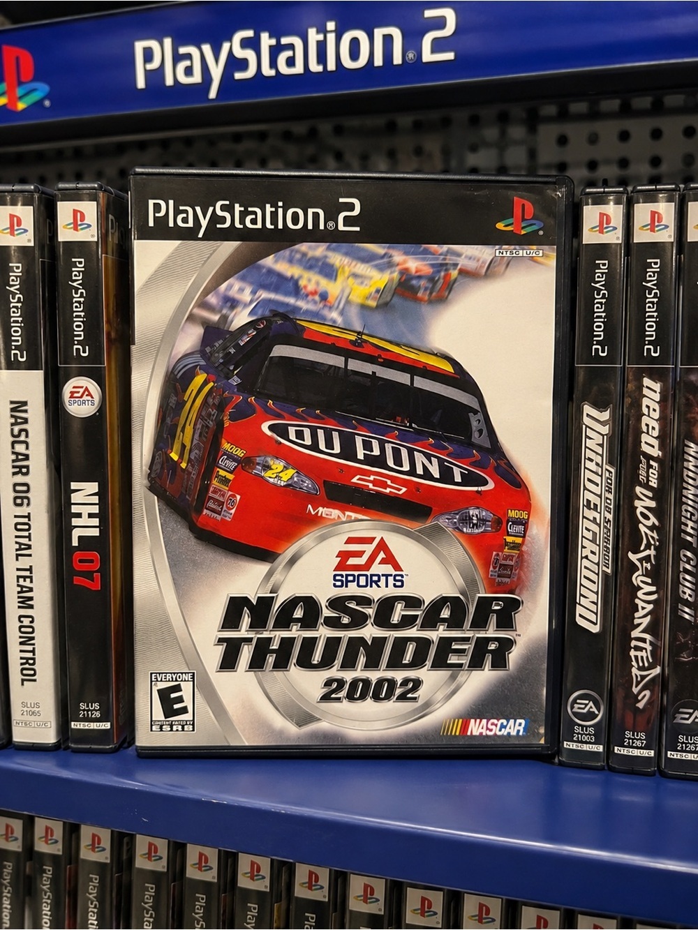 NASCAR Thunder 2002 PS2 PlayStation 2 Complete CIB Racing Game